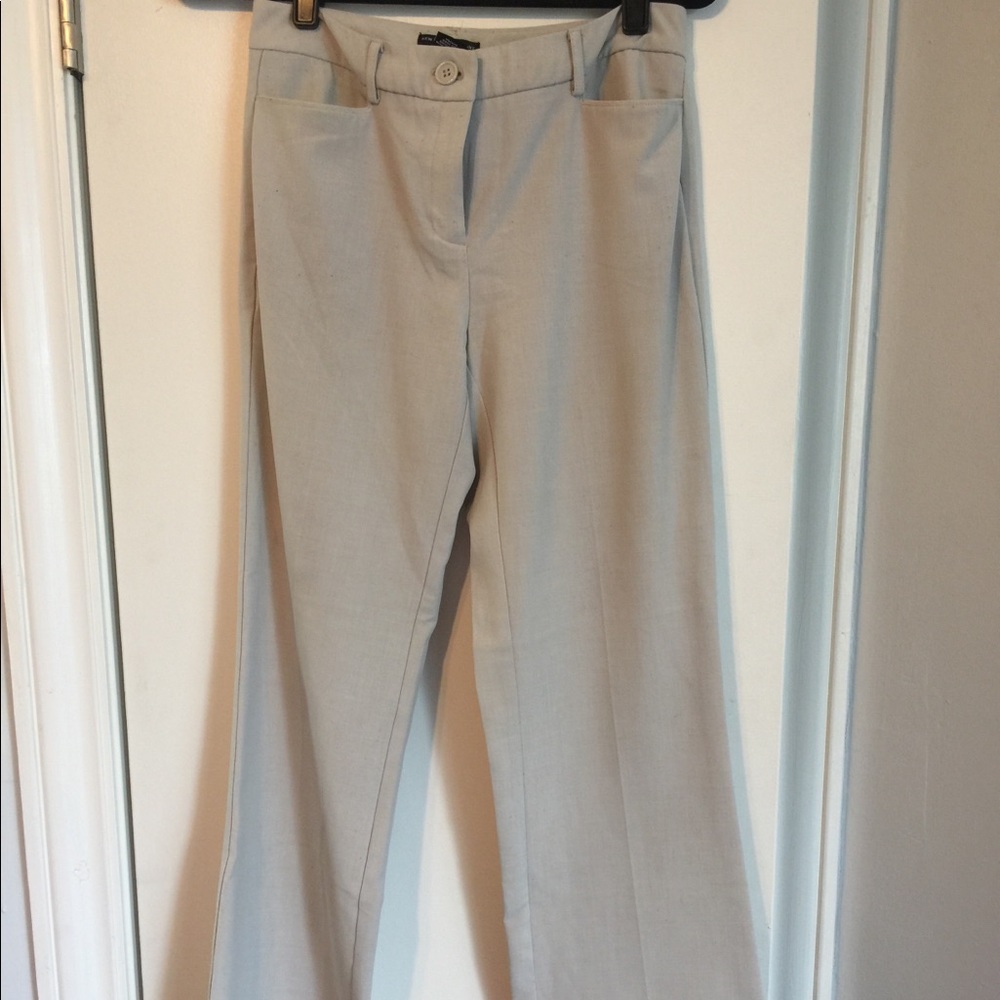 New York & Company Cream Dress Pants